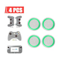 Miniatyrbild 1 av 5: 10/4 st Kompatibel med ps5 ps4 självlysande rocker cap silikon cap Kompatibel med x-box s one 360 svamphuvud knapp cap skydd mjukt gummi cap As show1