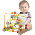 Pikkukuva 3 / 5: Lasten lelut Montessori puiset lelut labyrintti ympyrät helmien ympärillä Abacus matematiikkalelut palapeli|Matematiikkalelut