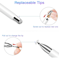 Miniatyrbillede 2 af 4: Stylus til iPad (2 stk.) - Sort Hvid