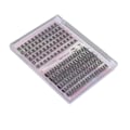 Miniatyrbilde 3 av 11: 126 Klynger DIY Vippe Extensions Kit D Curl Fluffy Individuelle Vippe Extensions Kit med 3ml Vippelim Dobbel Ende Pinsett Med Svart Gjør