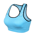 Pikkukuva 2 / 9: Joogaliivit Langattomat Push Up Urheiluliivit Top Iskunkestävät Treeniliivit Naisille Harmaa S Grey