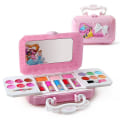 Miniatyrbillede 1 af 4: Mini Æske, Vaskbart Ægte Makeup Sæt Pink