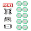 Miniatyrbild 1 av 5: 10/4 st Kompatibel med ps5 ps4 självlysande rocker cap silikon cap Kompatibel med x-box s one 360 svamphuvud knapp cap skydd mjukt gummi cap As show8