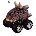 Pikkukuva 2 / 5: Dinosaurusmalli Mini Leluauto Auton Takana Lahja H