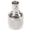 Miniatyrbilde 2 av 4: N Type hannplugg til BNC hunnplugg rett kontakt Silver