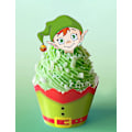Miniatyrbillede 3 af 5: 48 Stykker Jule Cupcake Toppers og Papirforme