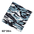 Miniatyrbild 2 av 4: Polycotton Tyg Lapptäcke Sömnad Quilttyger Army Blue