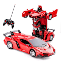 Miniatyrbilde 1 av 4: SHOP-STORY - Fjernstyrt bil 2 i 1 som kan transformeres til robot