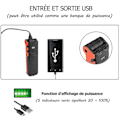 Miniatyrbillede 2 af 5: USB Genopladelig Arbejdslampe, COB Lommelygte, LED Inspektionslampe med Magnetisk Base (1 stk)