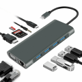 Pikkukuva 1 / 5: Type-C USB-keskitinsovitin