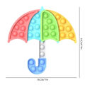 Miniatyrbild 2 av 4: Push Pop Bubbla Fidget Sensorisk Leksak Stresslindring För Hemma Skola Och Kontor För Barn Vuxen Umbrella