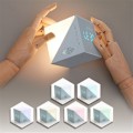 Miniatyrbillede 3 af 4: YOUKUKE Time Cube Vækkeur USB Opladning Multifunktionel Touch