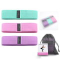 Miniatyrbild 2 av 5: Fitness Booty Resistance Bands Träningsband i tyg Loop Band för rumpövningar för höfter, ben, lår och sätesmuskler Light Green 150LBS