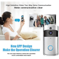 Miniatyrbild 5 av 5: Wifi Smart Video Dörrklocka Intercom Smart Kamera Dörrklocka Pir Detektering Kamera Mörkerseende Hem Säkerhet Video Dörrklocka Black