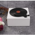 Pikkukuva 3 / 5: Bluetooth-langaton kaiutin, retro vinyylilevy CD-tyylinen soitin. White