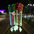 Miniatyrbillede 5 af 5: Børns boble stav, sommer udendørs legetøj with lights 24 PCS