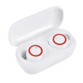 Miniatyrbild 4 av 5: Bluetooth Hörlurar För Iphone Android Trådlösa Hörlurar Vattentäta White Red