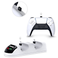 Miniatyrbillede 2 af 3: 2020 Ps5 Controller Joypad Joystick Håndtag Usb Oplader Dobbelt Usb Hurtig Opladnings Dockingstation Til Playstation 5