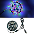 Miniatyrbilde 1 av 4: 5M 3-tasters LED-lys fleksibel stripe USB infrarød kontroll RGB SMD2