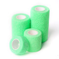 Miniatyrbilde 9 av 9: 2 stk fargede elastiske selvklebende sportsbandasjer for hånd og håndledd, bandasje for binding av kukben og bordben, beskyttende bandasje Phosphor 7.5cm*4.5m Phosphor