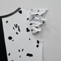 Miniatyrbild 4 av 5: Halloween Barn Cruella De Vil Cosplay Kostym Klänning För Flickor 140cm
