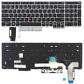 US Version Tangentbord för Lenovo Thinkpad E580 E585 E590 E595 T590 P53S L580 L590 P52 P72 P53 P73 Silver