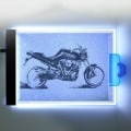 Miniatyrbilde 3 av 4: LED Tegnebrett A4 Tegnebrett