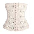 Miniatyrbillede 1 af 5: Dame Taljetræner Cincher Body Shaper, Mave Slanke Bælte BeigeA 4XL
