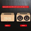 Pikkukuva 4 / 4: Mini Bluetooth -kaiutin monitoimiherätyskellolla ja radiolla