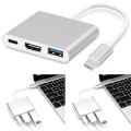 Pikkukuva 2 / 5: Type C - USB-C 4K HDMI USB 3.0 3-in-1 Hub -adapterikaapeli Apple Macbook Macille