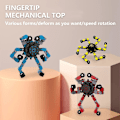 Miniatyrbilde 5 av 5: 3 stk. transformerbar kjederobot leke diy deformasjonsrobot deformert mekanisk spiral twister fingertupp dekompresjon fingertupp leke for barn voksne 6pcs