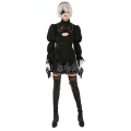 Miniatyrbild 3 av 4: Nier: Automata Yorha nr.2 typ B 2B cosplay kostym leotard kjol Black Plus  1x-2x
