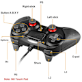 Pikkukuva 2 / 5: Kaksoisvärinä Turbo Trigger -painikeohjain, yhteensopiva Ps4:n kanssa kaapelilla