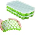 Isbitsformar med Lock 2-pack 74 Isbitar Silikagel Flexibla