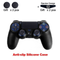 Miniatyrbillede 1 af 5: Beskyttelsesetui til controller, blød silikone gel gummi skin cover til PS4 Pro Slim gamepad Non-slip-5