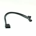 Miniatyrbild 2 av 2: För CPU PC-chassifläkt 30cm 3/4 Pin PWM till Dubbel PWM Ström Y-splitter Adapterkabel