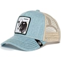Miniatyrbillede 1 af 2: Farmdyr Trucker Baseball Cap Hat Mesh Style Mænd Kvinder Hip Hop Bros, justerbar Baseball Hat qd bedst Cow CASH blue