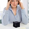Miniatyrbilde 4 av 4: Angst Stress Relief Infinity Cube Blocks Leke Black