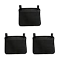 Miniatyrbillede 4 af 5: 1/3/5 1 stk. Universal Anti Gravity Stol Sidetaske Anti Gravity sort 30x25cm 3Set black 30x25cm