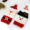 Pikkukuva 3 / 5: 1 kpl Joulupukin Lumimies Viinipullon Suojussetti Joulupukki Pulloneule Lumimies Joulu Kotibilekoriste Pöytäkoriste snowman