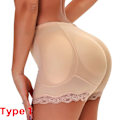 Miniatyrbilde 7 av 8: Polstret Rumpe Løfter Korrigerende Undertøy Rumpeforsterker Body Shaper Modellering Stropp Falsk Hofteformende Undertøy Push Up Truser Hud XL Skin XL