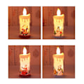 Miniatyrbilde 2 av 4: Flammeløse lyssett som julegave, batteridrevne søylelys type3