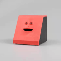 Miniatyrbild 2 av 4: Ansiktsbank Mynt Automatisk Ätande Spargris Barnleksaker Gåvor Batteridriven Hem Red