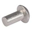 Miniatyrbild 2 av 3: Nitar aluminium massivt runt huvud nit legering självpluggande nit M2.5 (100pcs)