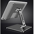 Miniatyrbilde 4 av 5: Justerbart nettbrettstativ, nettbrettholder i aluminiumslegering for iPad Silver
