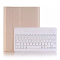 Miniatyrbild 1 av 2: Bluetooth-tangentbordsfodral kompatibelt med Samsung Galaxy Tab S6 Lite 10.4\" 2020 (sm-p610/sm-p615) med bakgrundsbelysning Gold