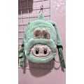 Miniatyrbild 1 av 5: Barnryggsäck Skolväska Kawaii Plyschleksak Ryggsäck Söt Tecknad Ryggsäck Exploderad Småbarnsväska(FMY) green
