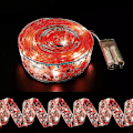 Pikkukuva 1 / 4: Kiiltävät nauhavalot, 5m LED-nauha jouluvalosarja red and warm lamp