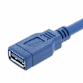 Pikkukuva 1 / 2: USB 3.0 Suorakulmainen Uros - Naaras Jatkojohto 1 Jalkaa Supernopeus