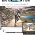 Miniatyrbilde 2 av 4: [LCS] USB-C til dobbel HDMI 4k MST-adapter, bærbar USB C HDMI-hub, type